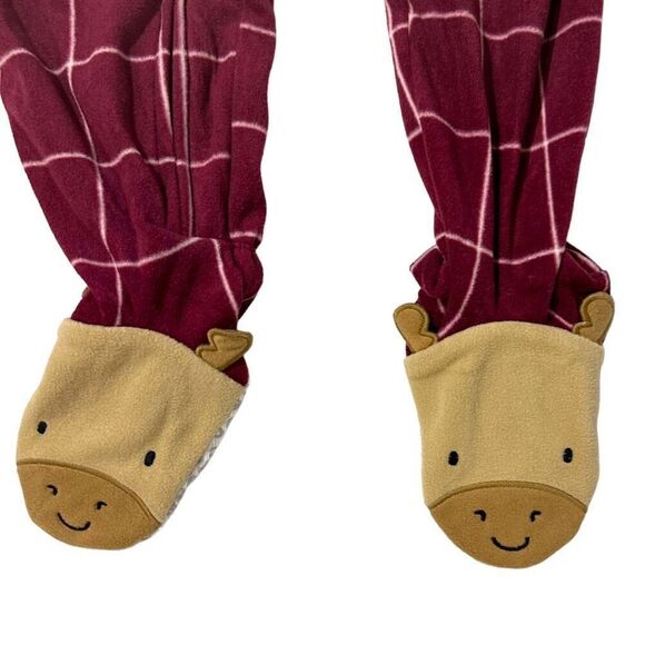 Carter’s Unisex/ Boys Footie Pajamas Size 4T - Picture 4 of 8